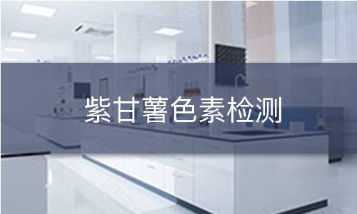 紫甘薯色素檢測