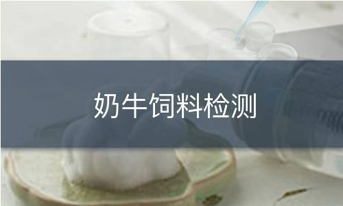 奶牛飼料檢測
